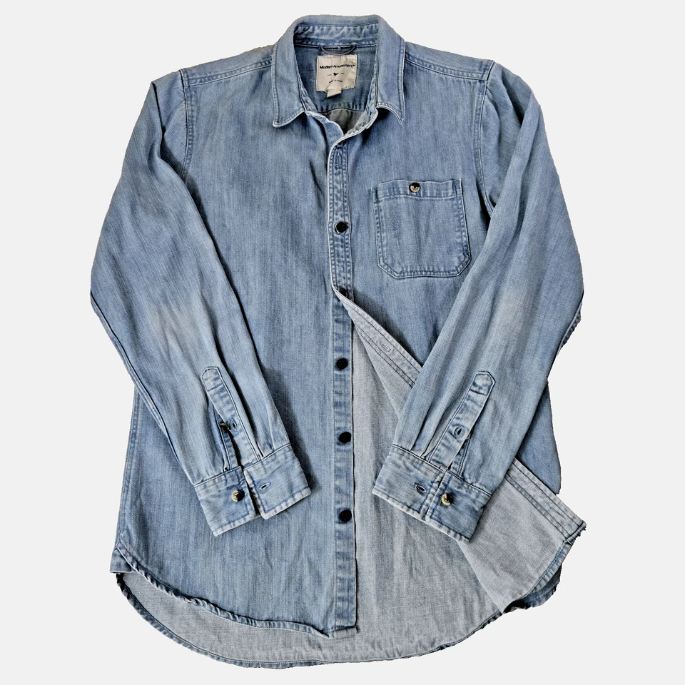 Moderno Top de Diversión para Mujer Mediano Denim Lagenlook Primavera Chamarra Vaquera Hippie Foto 1 de 4