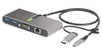 Usb-C Multiport Hub Avec RS232 Série ( Ftdi ) & 100W Pd - 5G2A1SGBB-USB-C-HUB - Photo 1/4