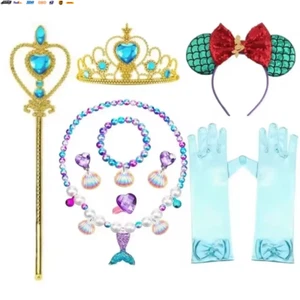 Mermaid Dress Girls Kids Cosplay Dresses Princess Costume Perform Clothes Birthd - Picture 1 of 12