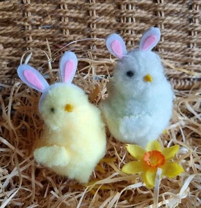 Juego de 2 decoraciones de Pascua de garbanzos de Gisela Graham - Imagen 1 de 1