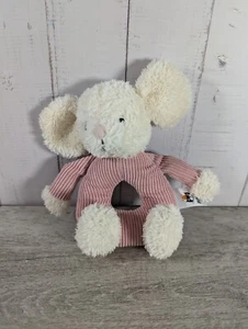 Jellycat Jumble Mouse Rattle - Pink Cord Soft Toy Comforter Plush - Picture 1 of 8