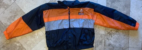 Tony Stewart Nascar Fleeced Windbreaker Mens Large Home Depot Cover