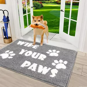 Indoor Doormat Entryway Door Mat Non Slip Absorbent Mud Trapper Mats Low-Profile - Picture 1 of 12