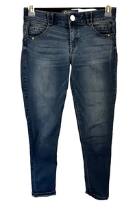 DEMOCRACY Ankle Pull On Skinny Jeans Mid Rise Ab Technology Damen Größe 2 - Bild 1 von 10