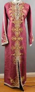 Beautiful Embroidered Women's Ethnic Red Tunic Dress - Picture 1 of 8