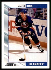 1992-93 Score Derek King #255