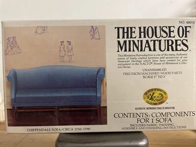Набор кукольной мебели The House of Miniatures No40015 диван Chippendale - Изображение 1 из 4