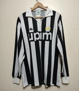 Juventus 1989 1990 Home Shirt Vintage Kappa Trikot Camiseta Langarm Maglia - Bild 1 von 7
