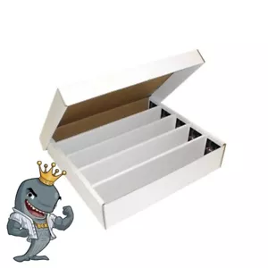 25x BCW 5000ct 5-row Storage Box with LID (25ct Bundle) - $8.68/Box FREE SHIP - Picture 1 of 1