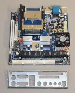 Via EPIA-MII Mini ITX Motherboard 1.2GHz Single Core CPU 1GB DDR IO Shield - Picture 1 of 6