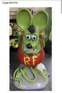 Rat Fink Aluminum Statue - Picture 1 of 1