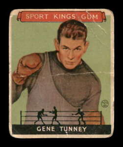 1933 Sport Kings #18 Gene Tunney Boxing F X3050435