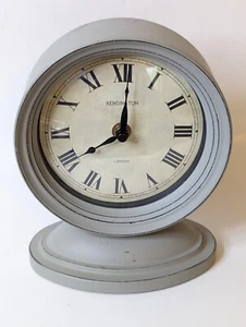 VINTAGE-STYLE ANALOG CLOCK RUSTIC HOME DECOR NIGHTSTAND CLOCK - TESTED, WORKS - Picture 1 of 5