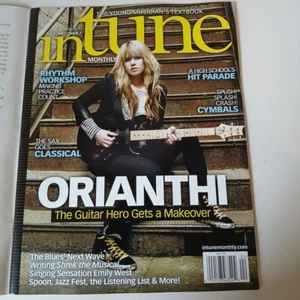 In Tune Monthly Orianthi Cymbals Young Musicians April 2010 Vintage Magazine - Imagen 1 de 4