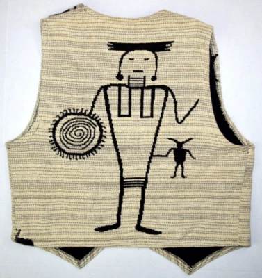 Chaleco Western Vintage Talla M Años 80 90 Truly Western Dallas TX SW Imágenes Tribales Foto 1 de 4