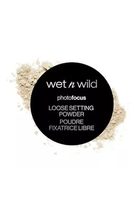 wet n wild Loose Setting Powder Photo Focus Loose Finishing Powder Off-White ... - Image 1 of 2