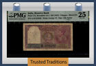 Tt Pk 17a Nd (1937) India Reserve Bank 2 Rupees Pmg 25 Very Fine