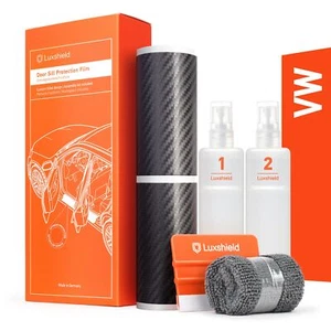 Film de protection de marchepieds de voiture pour VW T-Cross C1 optique carbone - Photo 1/6