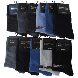 10-20 Paar Herren Business Socken Baumwolle Strümpfe Baumwollsocken mit Gummi - Bild 1 von 3