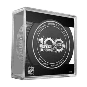NHL 100 Centennial Official Game Puck - Picture 1 of 1