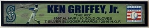 KEN GRIFFEY, Jr. SEATTLE MARINERS FULL COLOR NAME PLATE - Picture 1 of 1
