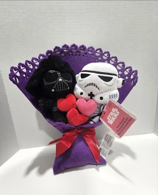 STAR WARS ДАРТ ВЕЙДЕР и штурмовик Дисней Валентина плюшевый букет новый - Изображение 1 из 2