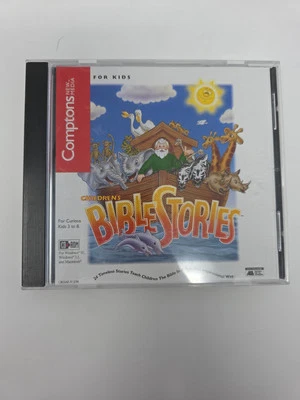 Children’s BIBLE STORIES COMPTONS NEW MEDIA Win/Mac CD-ROM 1996 (untested) - Image 1 of 4