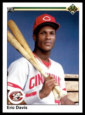 1990 Upper Deck Eric Davis Cincinnati Reds #116 - Image 1 of 2