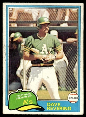 1978 O-Pee-Chee Dave Revering Oakland Athletics #57 - Image 1 of 2