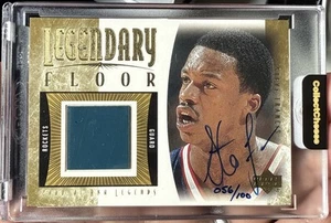 2001 Upper Deck Legends Legendary Floor Steve Francis 56/100 AUTO #sf-af cc17 - Picture 1 of 6