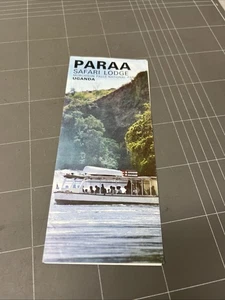 FOLLETO DE COLECCIÓN VIAJE AFRICANO PARAA UGANDA SAFARI ÁFRICA VIDA SILVESTRE AÑOS 70 - Imagen 1 de 6
