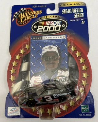 2000 Dale Earnhardt #3 Winners Circle Sneak Preview Series Diecast & Card NASCAR - Image 1 of 3