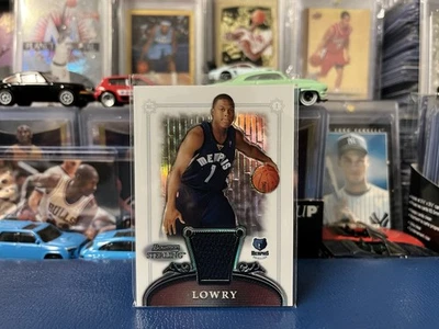 2006-07 Bowman Sterling~ Kyle Lowry No.70~ Refrator Rookie Patch #’d 086/199 - Imagem 1 de 2