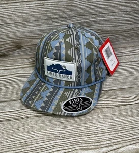 NEW Kimes Ranch Kick Back Rope Hat All Over Southwestern Print SnapBack Patch - Picture 1 of 7
