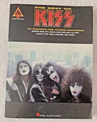 The Best Of KISS Guitar Recorded Versions Songbook Vintage 90's Collectible 1994 - Image 1 of 4