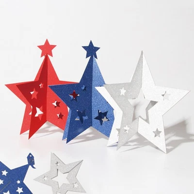  12 Pcs American Decorations Independence Day Props Set Patriotic Centerpieces - Image 1 of 4