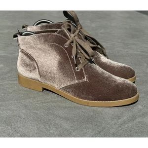 Indigo Road Damengröße 7 weiche samtige Stiefeletten zum Binden - Bild 1 von 8