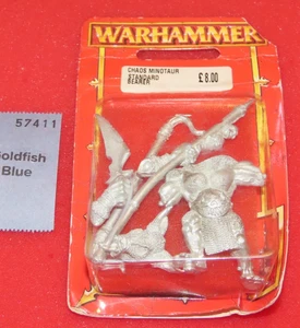 Games Workshop Warhammer Chaos Minotaur Standard Bearer BNIB New Metal Figure GW - Picture 1 of 4