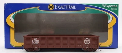 ExactRail EX-1211-2 HO Missouri Pacific Gunderson 2420 cu ft Gondola #640229 LN - Image 1 of 4