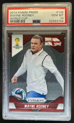 2014 Prizm FIFA World Cup Brazil Wayne Rooney #142 England PSA 10 - Image 1 of 2