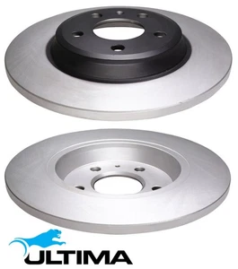 REAR SOLID DISC BRAKE ROTORS FOR AUDI CABB CDHB CJEB CYGA CGLB CAHA 2.0L 1.8L I4 - Picture 1 of 1