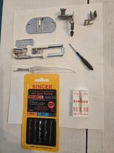 Singer Brand sewing accessories. Button holes, zipper, needles, tools - Picture 1 of 1
