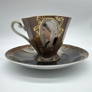 Juego de tazas y platillos de té Whistler’s Mother Saji China vintage - Imagen 1 de 8