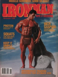 Ironman magazine 11/1988 Rich Gaspari Dave Draper Cory Everson Ellen Van Maris - Imagen 1 de 14