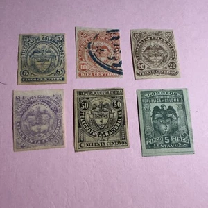 Columbia,  Telegraph  Stamps   Used & Unused H  ( Lot 18 File 155) - Picture 1 of 4