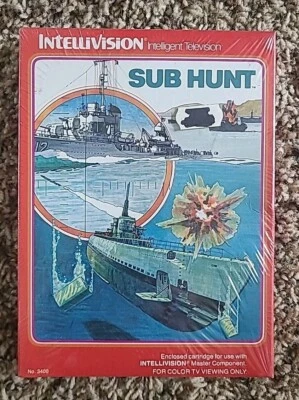 SUB HUNT Intellivision Video Game Brand New Factory Sealed - Image 1 of 4