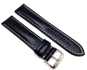 XL Uhrenarmband extra starkes Uhrband 22/20mm schwarz passend für Breitling /6 - Picture 1 of 4