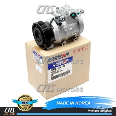 ⭐OEM⭐ AC Compressor W/ Clutch for 2010-2012 Genesis Coupe 3.8L 977012M100 Foto 1 de 4