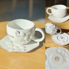 New Starbucks 2023 China Elegant Lily Of The Valley 11Oz Ceramic Mug With Dish