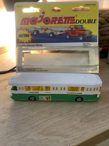 Vintage Majorette Double Paris Bus Autobus Concorde Diecast - Mint With Box - Picture 1 of 8